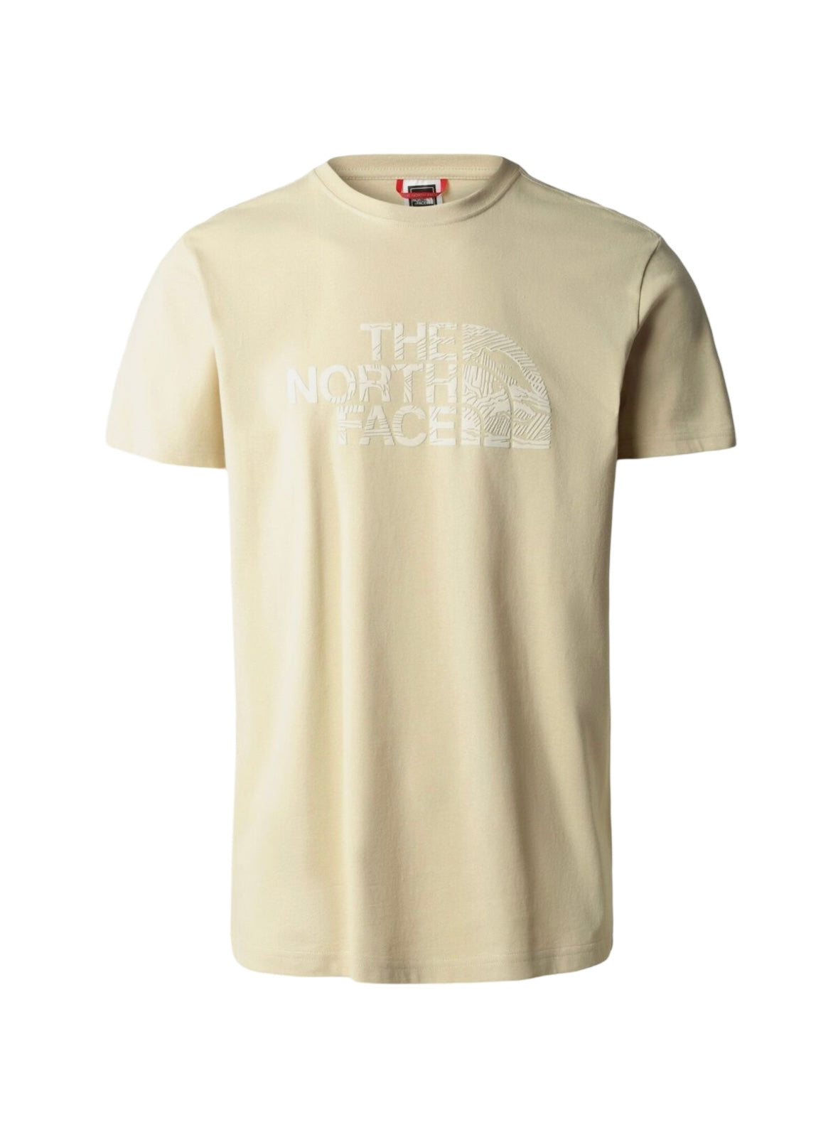 North Face Tshirt Woodcut Beige